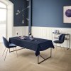 Tafelkleed ENGESVIK 310 x 165 cm, blue abyss, Georg Jensen Damask
