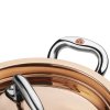 Deksel CON CLASSE 18 cm, koper, Ruffoni