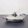 Serveerpan OPUS PRIMA 30 cm, zilver, roestvrij staal, Ruffoni