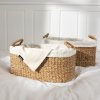 Wasmand WICKER, set van 2 stuks, zeegras, Humdakin