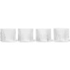 Waterglas RIPPLE 200 ml, set van 4 stuks, licht, stevig LIVING