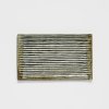 Serveerbord CONTOUR 24 x 15 cm, groen, keramiek, MIJ