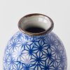 Sake-fles STARBURST, blauw, keramiek, MIJ
