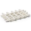 Zeepbakje 14,5 cm, wit, aardewerk, stevig LIVING