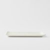 Serveerbord CONTOUR 24 x 15 cm, wit, keramiek, MIJ