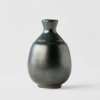 Sake-fles DARK LUSTRE, zwart, keramiek, MIJ