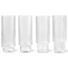 Longdrinkglazen RIPPLE 300 ml, set van 4 stuks, licht, stevig LIVING