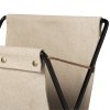 Tijdschriftenrek HERMAN 51 cm, ijzer / katoen, stevig LIVING