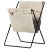 Tijdschriftenrek HERMAN 51 cm, ijzer / katoen, stevig LIVING