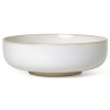 Serveerschaal SEKKI 23,5 cm, creme, aardewerk, stevig LIVING