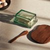 Botervloot OLI 14,5 cm, licht, glas, ferm LIVING