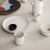 Dineerbord SEKKI 25,5 cm, creme, aardewerk, stevig LIVING