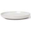 Dineerbord SEKKI 25,5 cm, creme, aardewerk, stevig LIVING