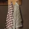 Theedoek HALE 50 x 70 cm, zand, katoen / linnen, stevig LIVING