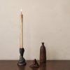 Dinerkaars DRYP 30 cm, set van 2 stuks, warm grijs, stevig LIVING