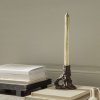 Dinerkaars DRYP 30 cm, set van 2 stuks, warm grijs, stevig LIVING