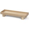 Decoratief dienblad BON 36 x 12 cm, naturel, hout, stevig LIVING