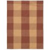 Theedoek HALE 50 x 70 cm, perzik / rood, katoen / linnen, stevig LIVING