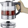 Waterkoker met theemaker WK 3473 Severin 1,0 l zilver