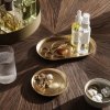 Decoratief dienblad BASHO 9,5 cm, messing, stevig LIVING