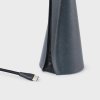 Draagbare tafellamp MANTLE 19 cm, zwart, roestvrij staal, Tala