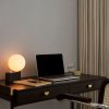 Staande bedlampjes ALUMINA 24 cm, grijs, aluminum, Tala