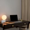 Staande bedlampjes ALUMINA 24 cm, krijt, aluminum, Tala
