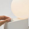 Staande bedlampjes ALUMINA 24 cm, krijt, aluminum, Tala