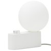 Staande bedlampjes ALUMINA 24 cm, krijt, aluminum, Tala