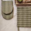 Pannenlap ITO 24 cm, set van 2 stuks, groen, katoen, stevig LIVING