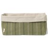 Broodmandje ITO 30 x 18 cm, groen, katoen, stevig LIVING