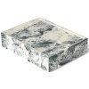 Opbergbak MIST 20 x 15 cm, wit / groen, hars, stevig LIVING