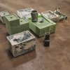 Opbergbak MIST 15 x 10 cm, menthol, hars, stevig LIVING