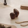 Peper- en zoutstel CAIRN, set van 2 stuks, donker bruin, hout, stevig LIVING