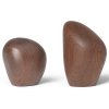 Peper- en zoutstel CAIRN, set van 2 stuks, donker bruin, hout, stevig LIVING