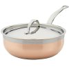 Sauteerpan COPPERBOND 24 cm, 3,3 l, koper, Hestan