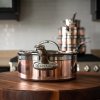 Steelpan COPPERBOND 16 cm, 1,4 l, koper, Hestan