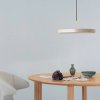 Hanglamp ASTERIA 43 cm, wit / goud, aluminum, Umage