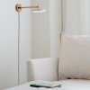 wandlamp ASTERIA 15 cm, grijs, aluminum, Omvang