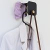Ophanghaak HANG DAAR 10 cm, zwart, staal, Umage