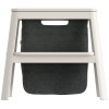 Opstapkrukje STEP IT UP 48 cm, wit, hout, Omvang