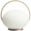 Draagbare tafellamp ORBIT 19 cm, goud, aluminum, Omvang