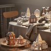 215966 4 svicen na cajovou svicku gingerbread lighthouse 15 5 cm hneda kamenina kahler