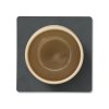 215864 4 podtacek square nupo 10 x 10 cm antracitova kuze lind dna