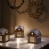 215975 6 svicen na cajovou svicku gingerbread lighthouse 12 cm hneda kamenina kahler