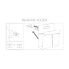 215918 4 stojan na casopisy hippo 38 x 31 cm cerna kuze lind dna