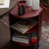 216890 1 odkladaci stolek eve 40 x 53 cm mahagonove cervena ocel ferm living