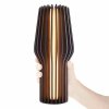216959 6 prenosna stolni lampa radiant 28 cm led tmave hneda drevo eva solo