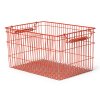 216866 ulozny kos cala 36 cm sada 2 ks makove cervena zelezo ferm living