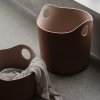 217421 2 ulozny kos tiggy 42 x 44 cm svetle hneda plst blomus